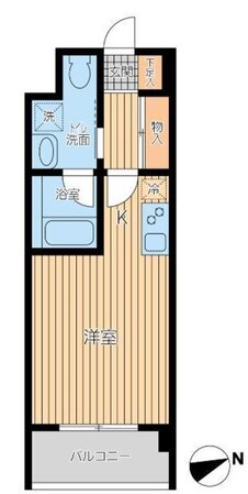 コンフォリア大森町の物件間取画像